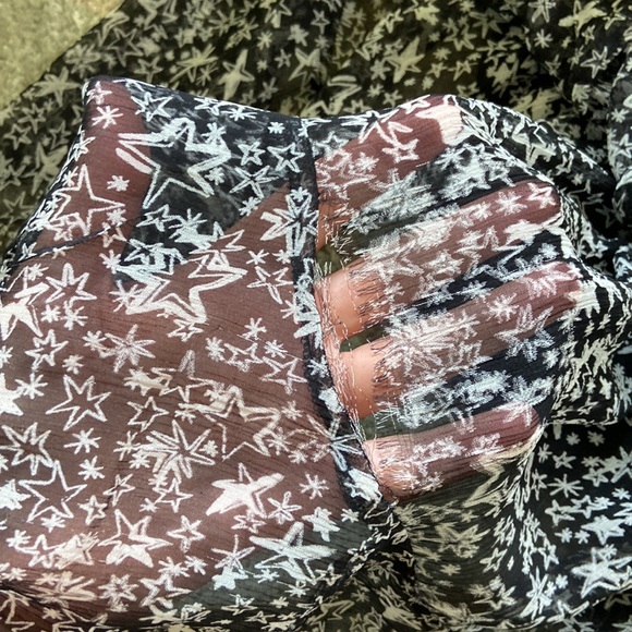 LoveShackFancy Kaia Star Printed Silk Mini Dress - Picture 9 of 9